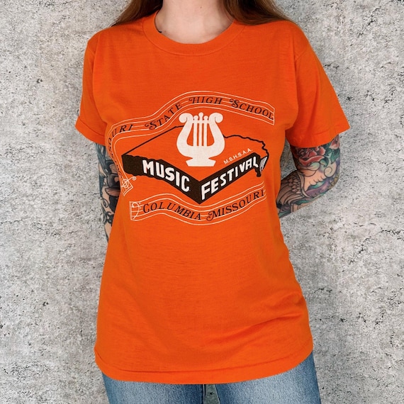 Vintage Soft Missouri State Music Festival Tee Shirt T-Shirt