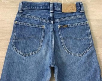 Lee Riders vintage klassieke jeans met rechte pijpen uit de jaren 70 / maat 24