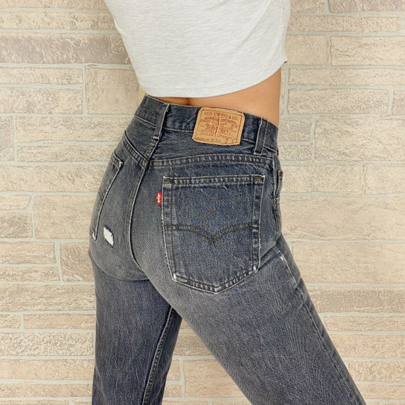 Levi's 701 Faded Distressed Jeans / Size 25