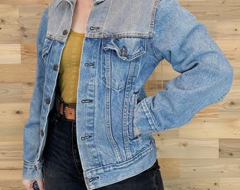 Levi&#39;s Vintage Denim Colorblock Jean Jacket