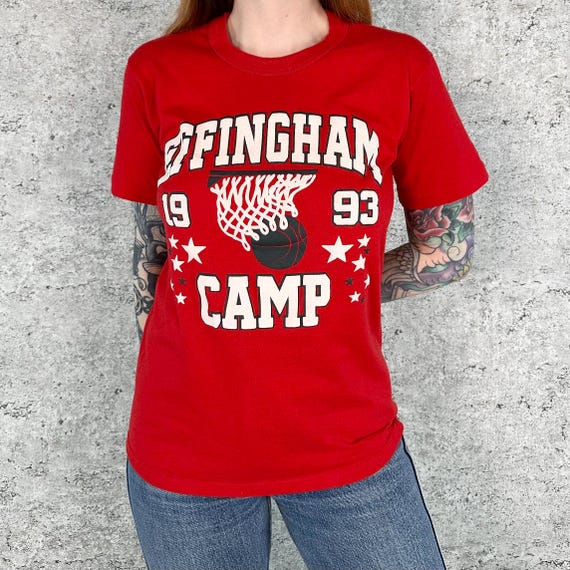 1993 Vintage Effingham Illinois Basketball Camp Tee Shirt T-Shirt