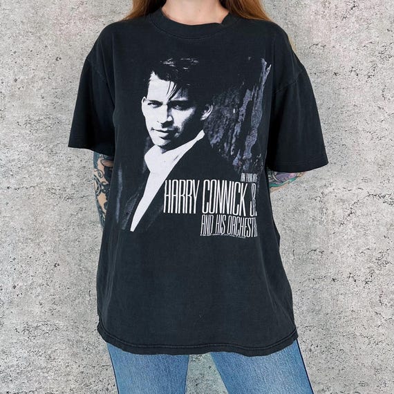 Vintage 1990 Harry Connick Jr. And His Orchestra Concert Tour Tee Shirt T-Shirt