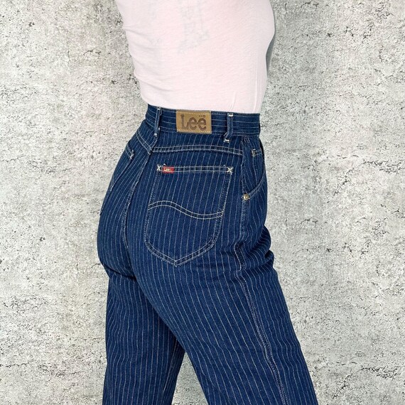 Lee Riders Pinstriped Vintage Jeans / Size 24 25