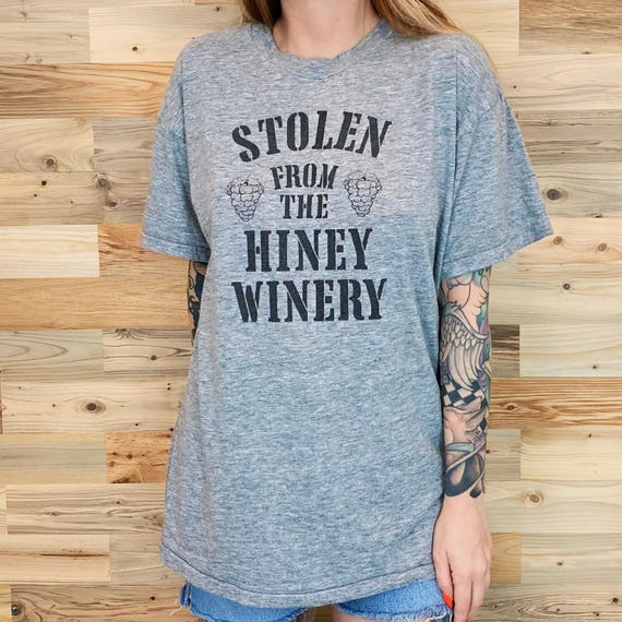 Soft Vintage 80's Funny Hiney Winery Wine Retro Tee Shirt T-Shirt