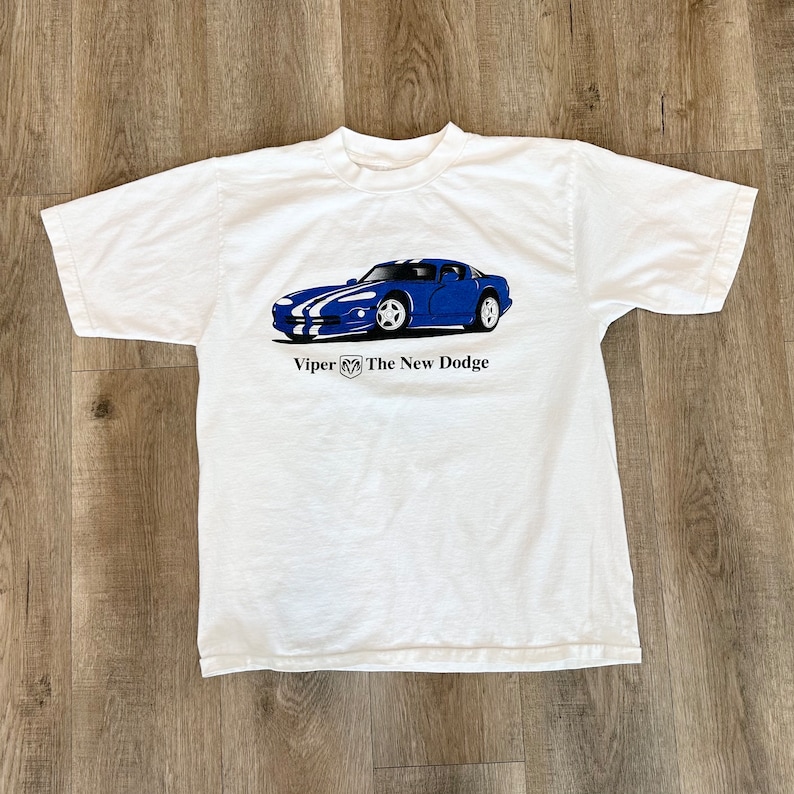 Vintage Dodge Viper Advertisement Promo Tee Shirt T-Shirt image 4