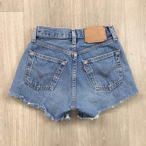 Levi's 501 Vintage Cut Off Jean Shorts / Size 22 XXS