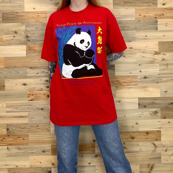 90's National Zoo Giant Panda Vintage T Shirt