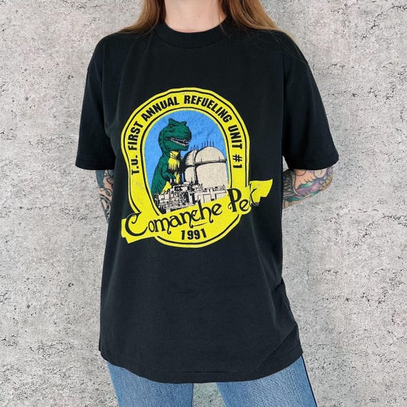 1991 Comanche Peak Nuclear Power Plant Vintage Tee Shirt T-Shirt