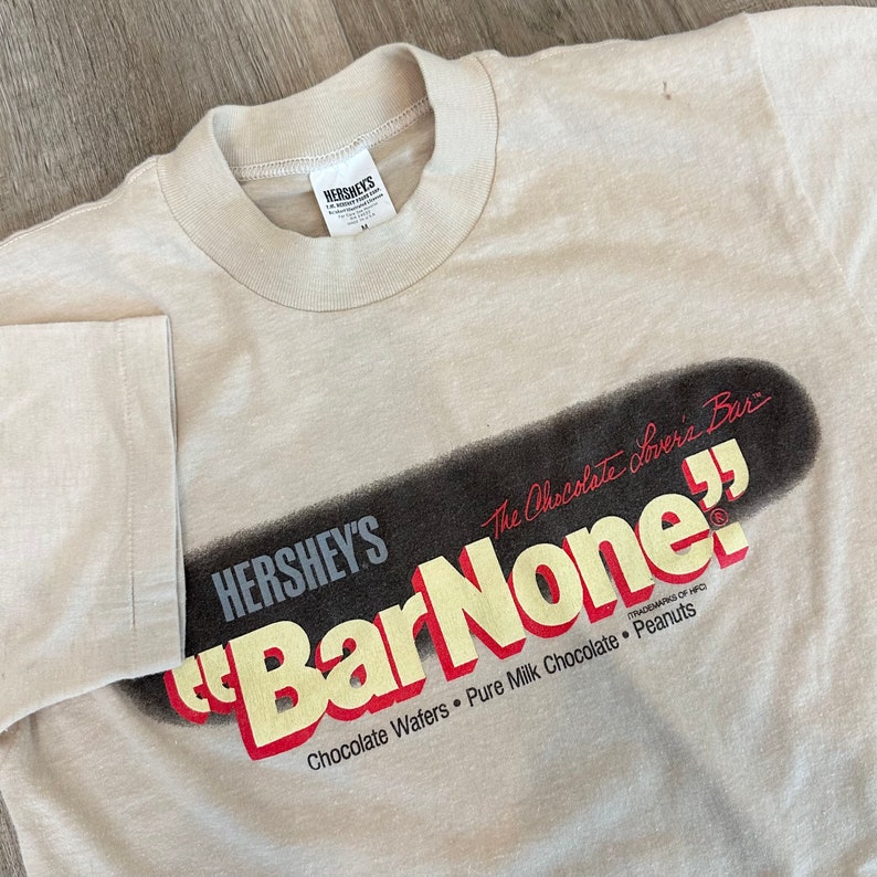 Hershey's BarNone 80's Soft and Thin Vintage T Shirt image 4