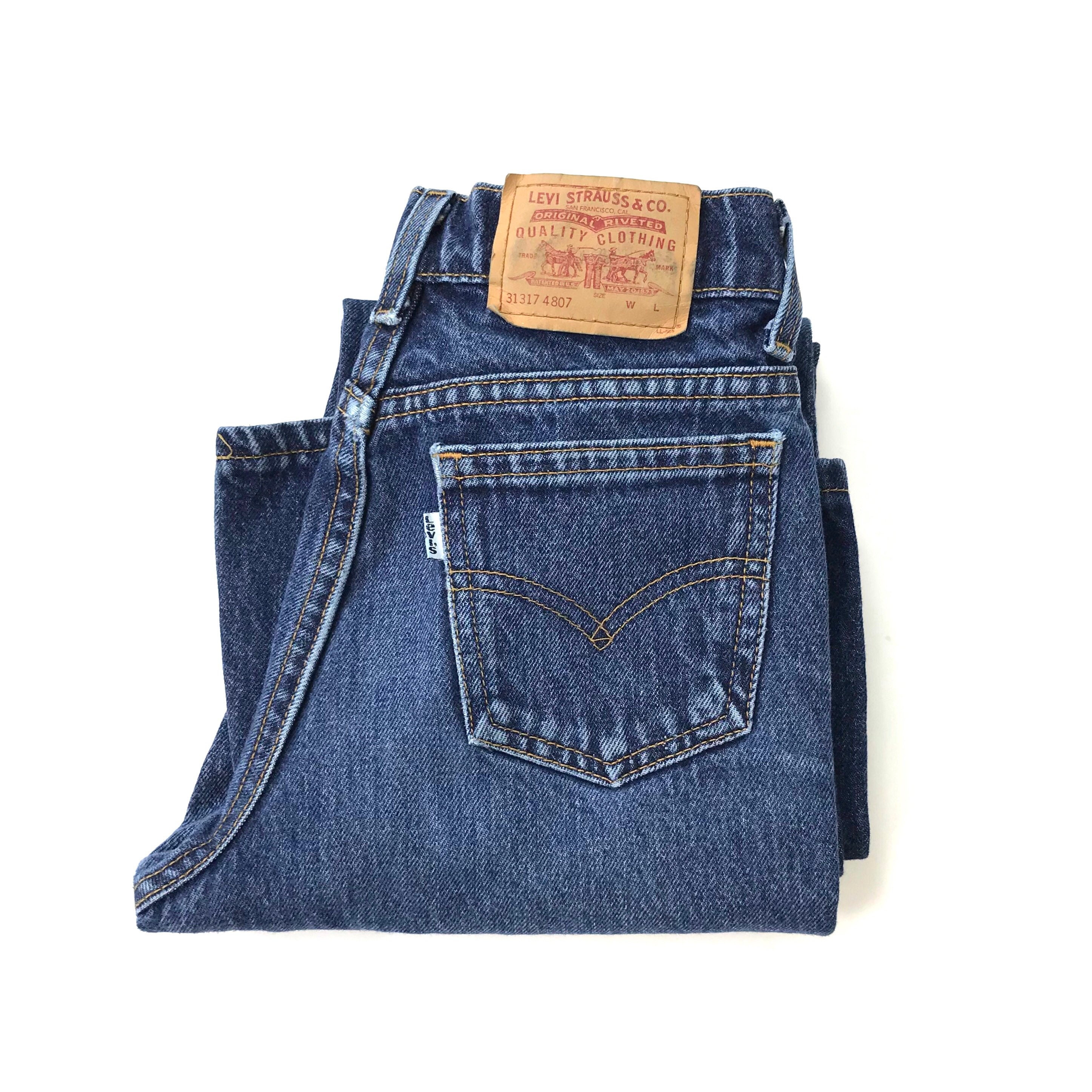 levi's 1974 bell bottom jeans