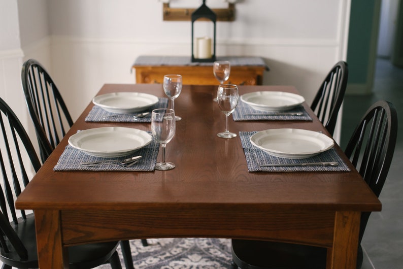 HANDWOVEN MODERN Placematdining Table Setmodern Farmhouse Etsy