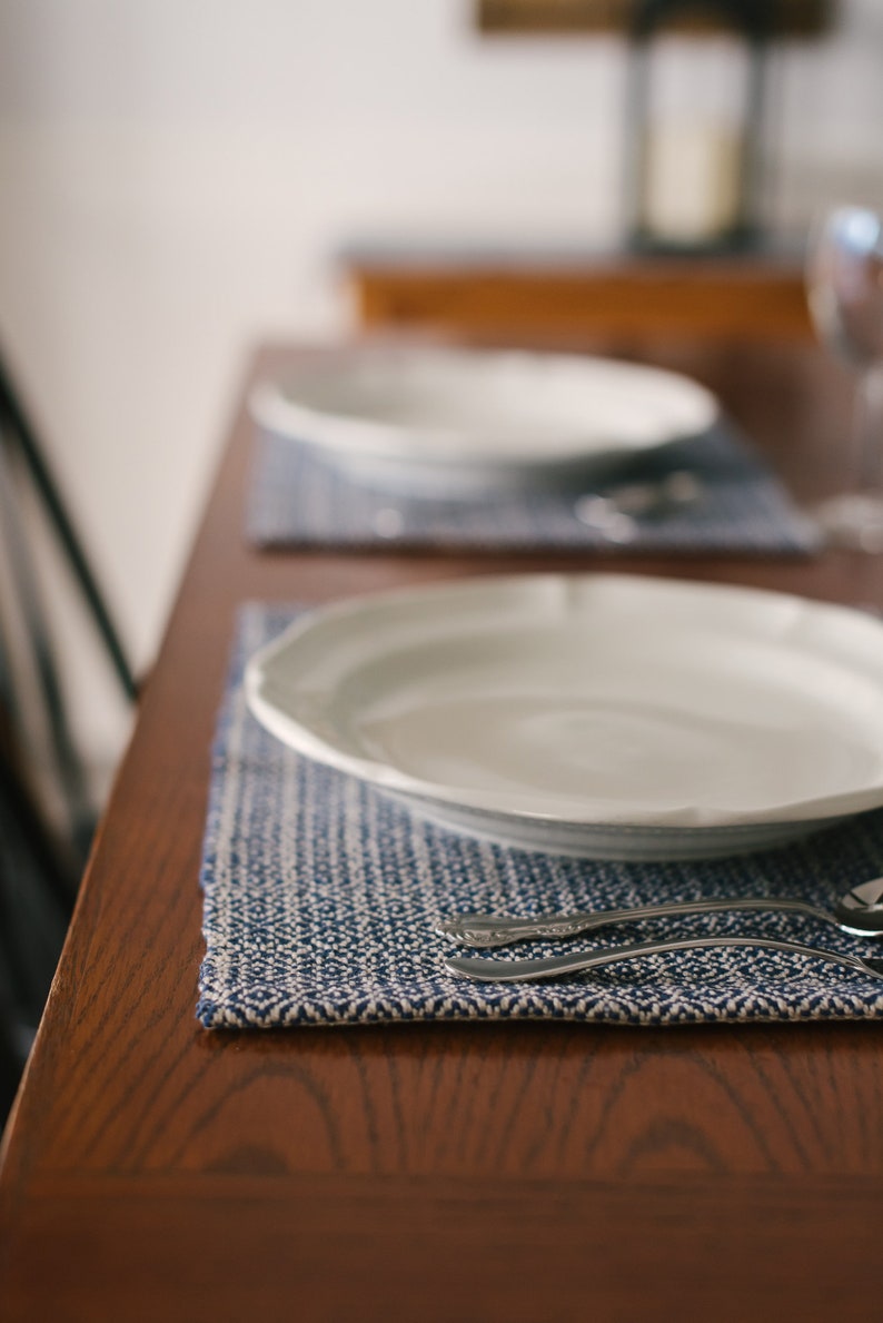 HANDWOVEN MODERN Placematdining Table Setmodern Farmhouse Etsy