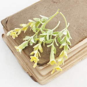 Yellow Lavender Sprigs | Faux Lavender | Flower Crown Filler | Millinery Flowers | Small Flowers | DIY Corsage Filler | The Blue Hutch LV107