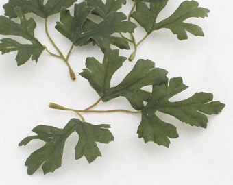 3 Large Artificial Leaves | Ranunculus Leaf Picks | Leaves for Wreaths | Artificial Greenery | Fake Leaves for Crafts | Blue Hutch RN101