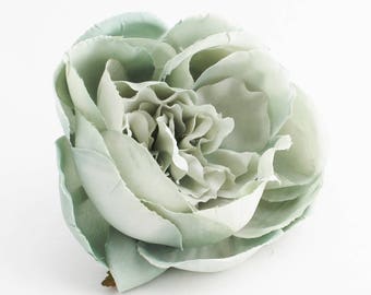 Pale Teal Rose | English Rose | Wedding Crown | Millinery Flowers | Wreath Flowers | Artificial Rose | Hair Accessory | The Blue Hutch RT712