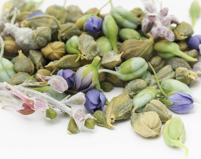 30 Delphinium Buds Artificial Flower Buds Flower Crown Etsy