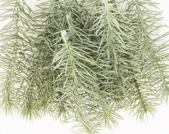 2 Artificial Pine Picks | Winter Pine for Floral Display | DIY Christmas Pine | Winter Greenery | Christmas Evergreens | Blue Hutch PN183