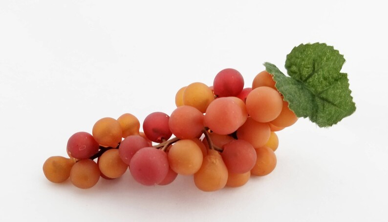Cake Topper Artificial Fruit Millinery Fruit Red Orange Grapes Faux Fruit The Blue Hutch GB101 Fake Grapes Wreath Supplies