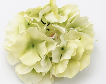 Lime Green Hydrangea  | Millinery Flowers | Wedding Bouquet | Flower Crown | Embellishment | Wreath Supplies | The Blue Hutch HYG705