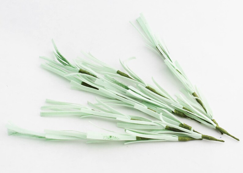 Pale Green Leaves Foam Leaves Floral Filler Millinery Etsy
