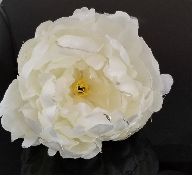 Bridal Crown DIY Bouquet 6 White Peony Millinery Flowers The Blue Hutch PY002 Flower Crown Artificial Peony Wedding Peony