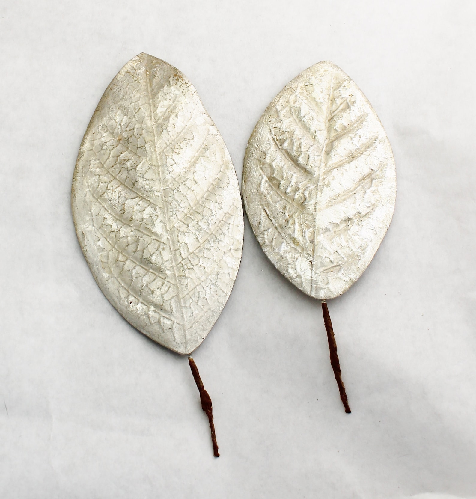 Pale Gold Magnolia Leaves Artificial Leaves DIY Wedding Etsy