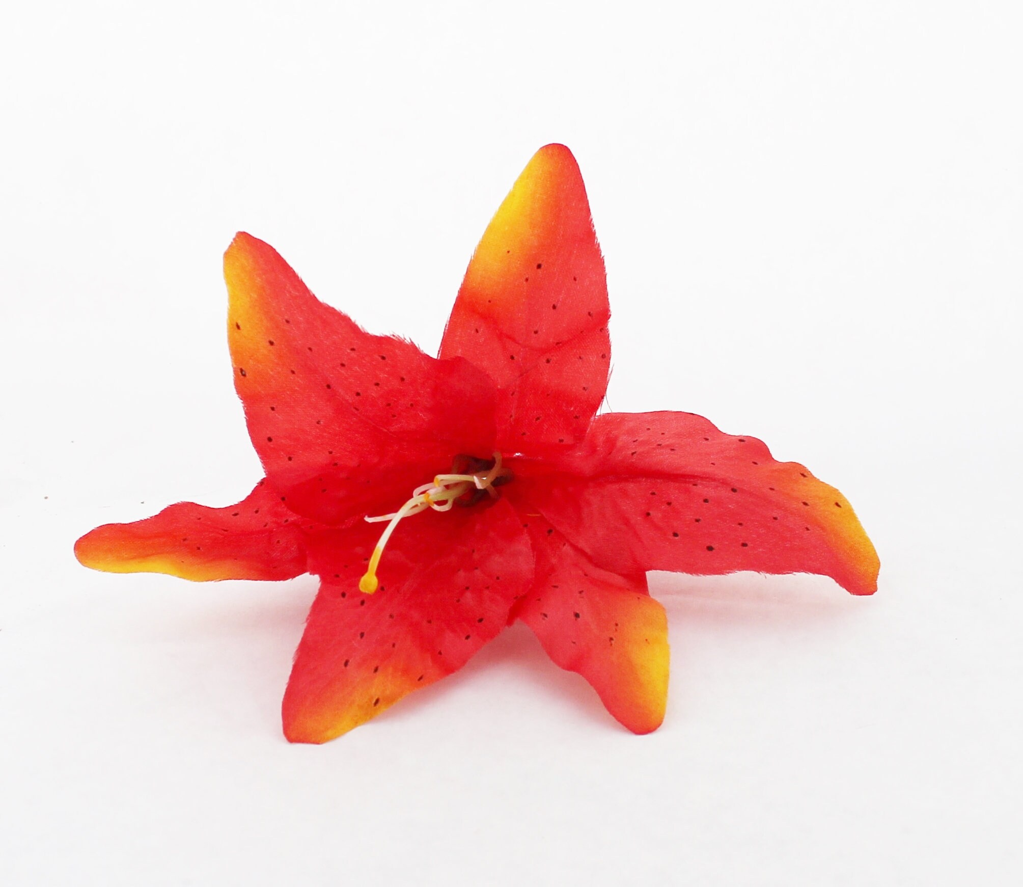 BARGAIN Red Tiger Lily Silk Lily Wedding Flower Crown Etsy