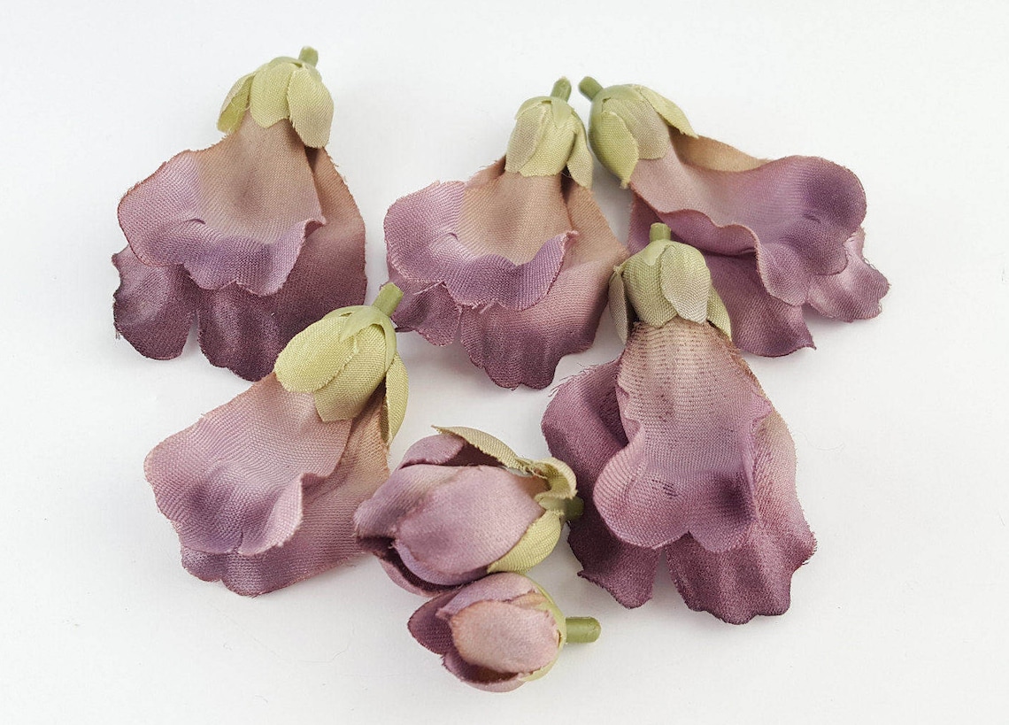 Purple Snapdragon Artificial Snapdragon Wedding Flower Etsy