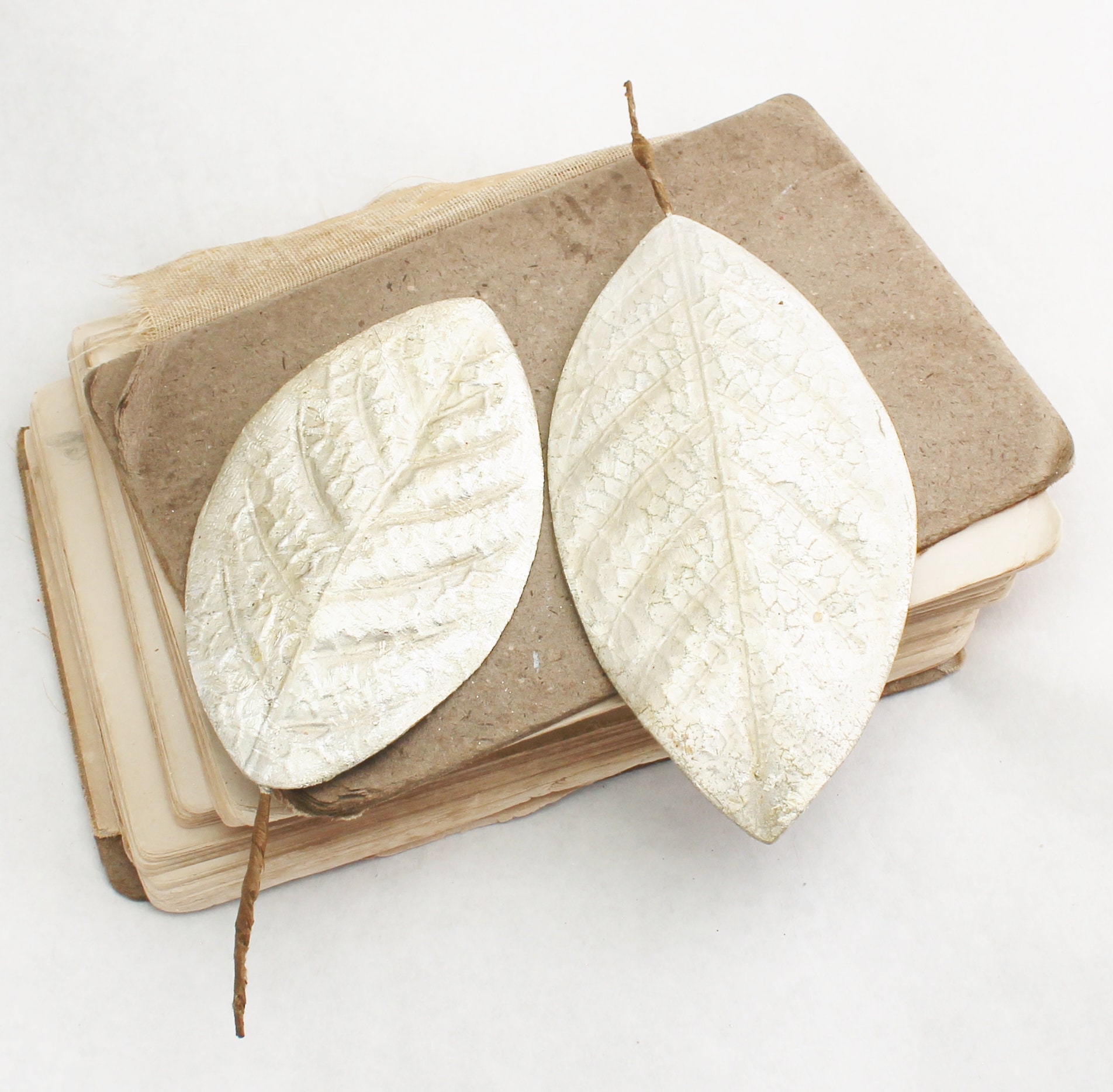 Pale Gold Magnolia Leaves Artificial Leaves DIY Wedding Etsy