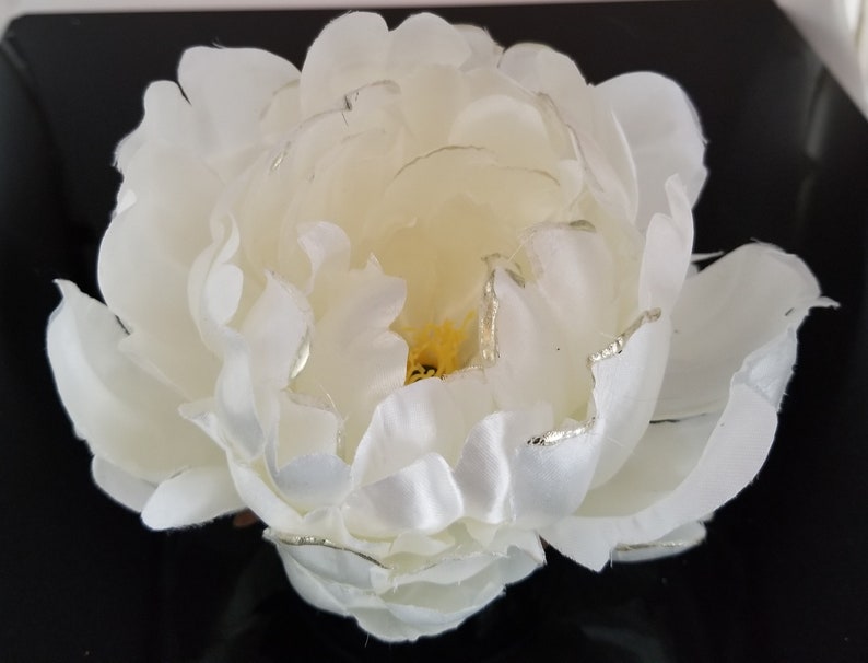 Bridal Crown DIY Bouquet 6 White Peony Millinery Flowers The Blue Hutch PY002 Flower Crown Artificial Peony Wedding Peony