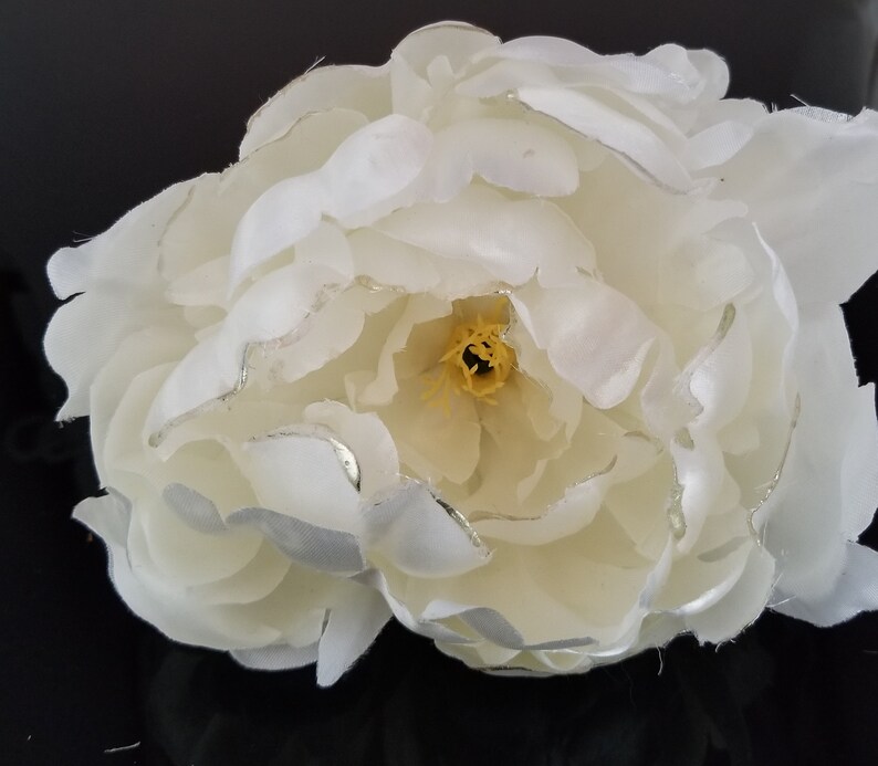 Bridal Crown DIY Bouquet 6 White Peony Millinery Flowers The Blue Hutch PY002 Flower Crown Artificial Peony Wedding Peony