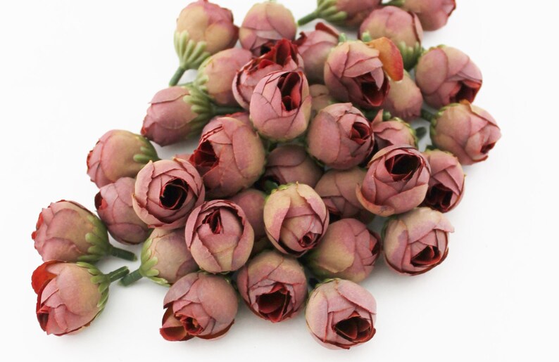 Orange Peony Buds Pack of 25 (1.5