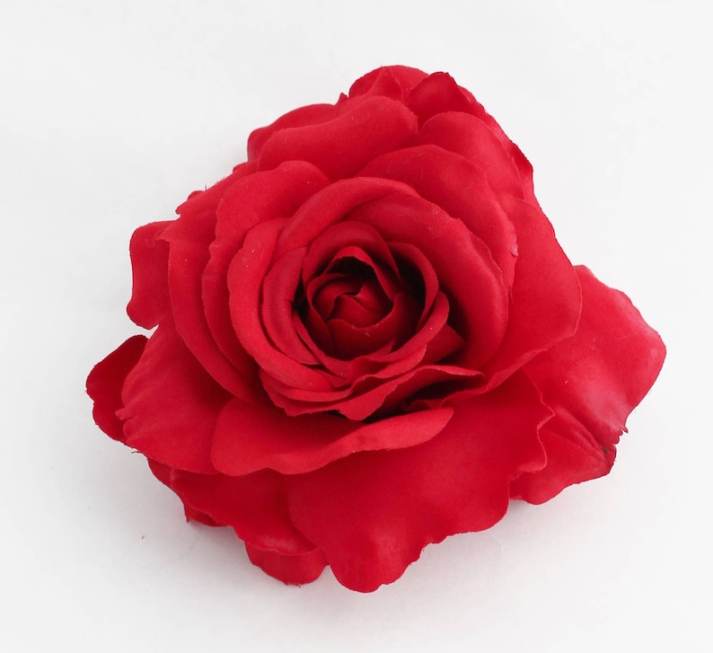 5 Red Rose Artificial Rose Flower Crown Wedding | Etsy