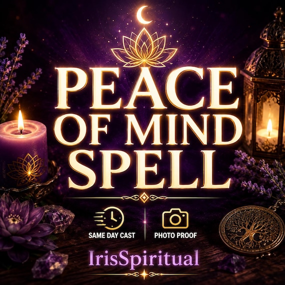 Peace of Mind Spell | Calm, Emotional Balance, Stress Release, Inner Peace, Relaxation & Healing Ritual