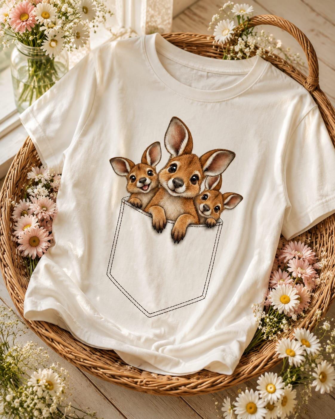 Kangaroo Pocket T Shirt for Men - Etsy