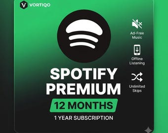 Spotify-abonnement van 12 maanden | Reclamevrij en offline luisteren