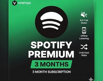 Spotify 3 Months Subscription | Ad-Free, Offline Listening