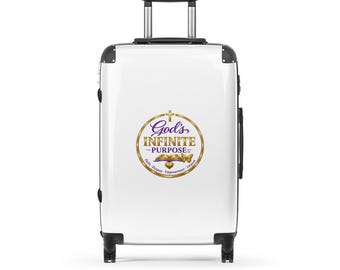 God's Infinite Purpose Med Hard-shell Suitcase