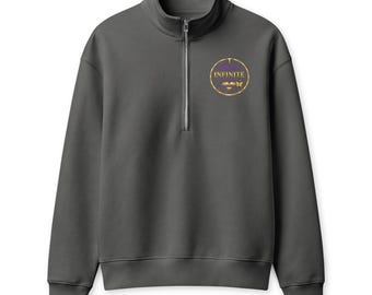God's Infinite Purpose Unisex Half-Zip Pullover