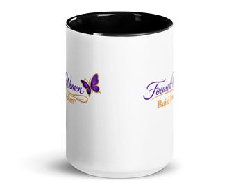 Focused Women Build Freedom LS Mug with Color Inside