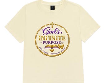 God's Infinite Purpose Women's Heavyweight Garment Dye Tee Bella + Canvas 6110GD