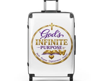 God's Infinite Purpose Lg Hard-shell Suitcase