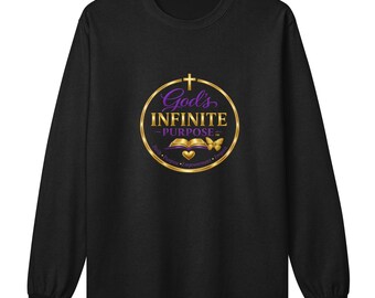God's Infinite Purpose Unisex Dye Heavyweight Long Sleeve Tee