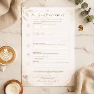 Volume Tracker Manual Printable for Conscious Lifestyle, Self Care Journal, Digital Download, Tracker Printable, Wellness Journal