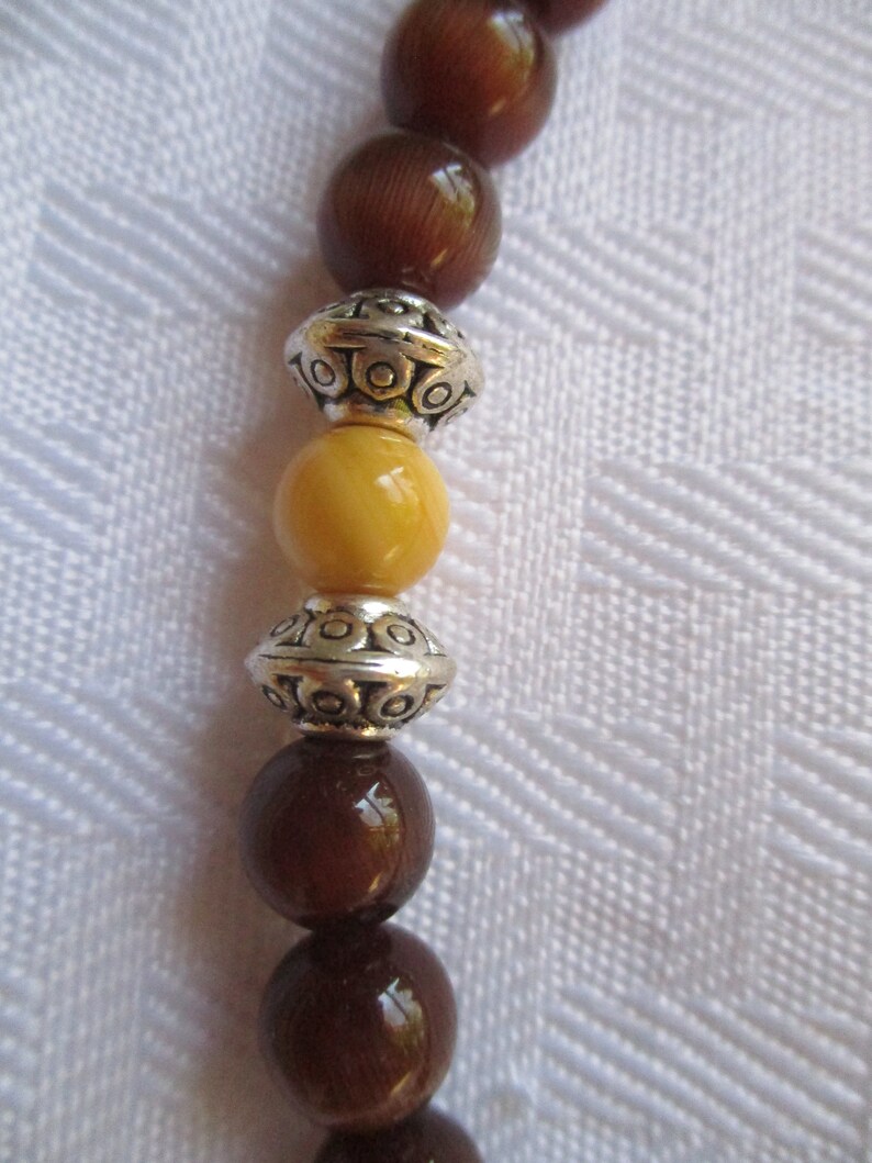 Casual necklace Gifts for women Beaded necklace Earth tone necklace Handmade necklace Unique necklace