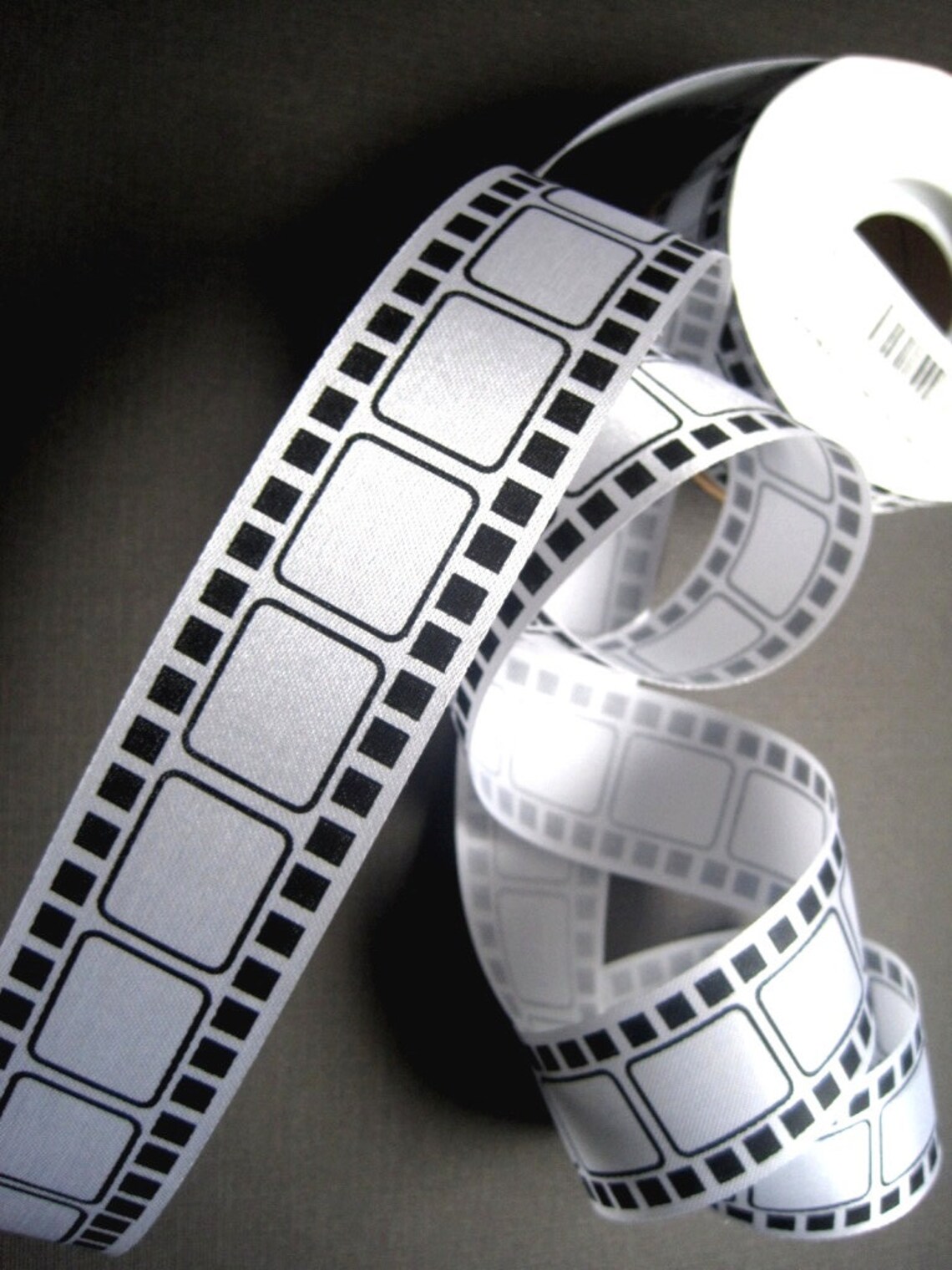 Movie Film Ribbon Black / White 1 3/8 Inch Wide 1 - Etsy