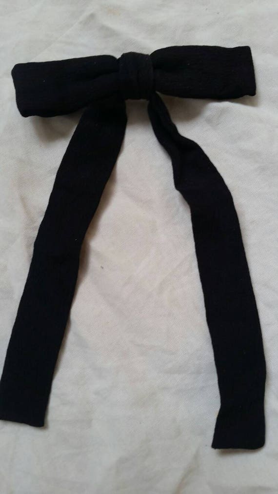 Three vintage bow ties , black bow ties , black a… - image 4