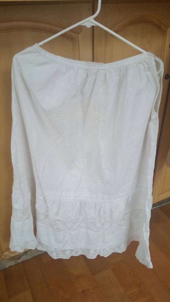 Vintage womans half slip , half slip , handmade sl