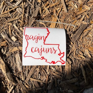 GLITTER Ragin State Decal | Yeti Decal | Car Decal | Cup Decal | Yeti Cup Decal | Yeti Cooler Decal |