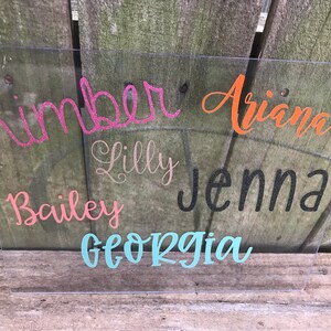 GLITTER Name Decal Yeti Decal Car Decal Cup Decal Yeti Cup Decal Yeti Cooler Decal Glitter Decal